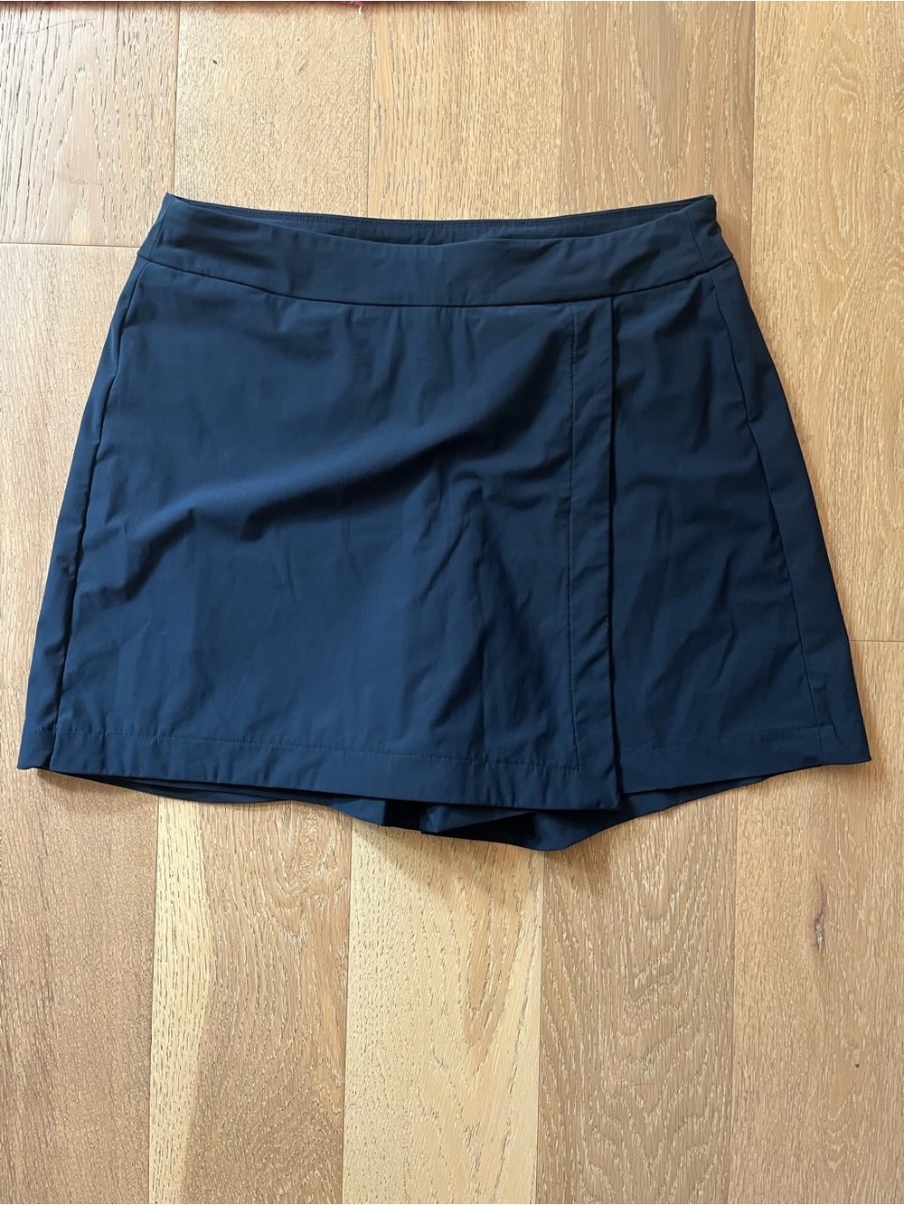 SPANX Navy Athletic Skort with Clean Front Panel